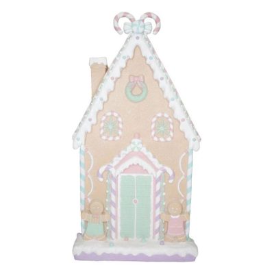 Mézeskalács ház glitteres 50x15x93 cm
