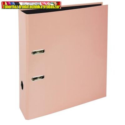 EXACOMPTA Aquarel Iratrendező, 80 mm, A4, karton, pasztell korall