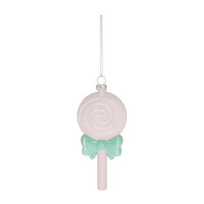 Nyalóka akasztós műanyag glitteres6x12cm