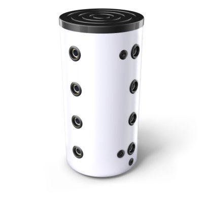 Fűtési - hűtési 160 literes zománcozatlan Tesy puffertartály kondenzációvédelemmel – hőszivattyús rendszerekhez, B energiaosztály