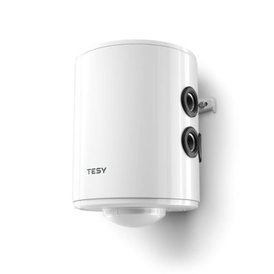 Fűtési - hűtési 30 literes kis kapacitású Tesy puffertartály hőszivattyús rendszerekhez – zománcozatlan kivitel, fali rögzítéssel, B energiaosztály