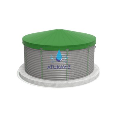 Felszín feletti záportározó acélból 