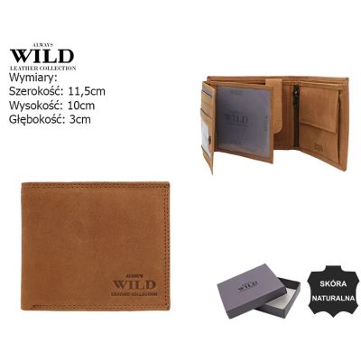 Férfi Bőr Pénztárca Cz-12-Hlf-1740 Cognac