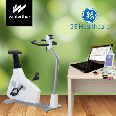Winterthur HeartPeak System komplett terheléses EKG rendszer GE ergométerrel 1000 W, beépített vérnyomásmérővel NIBP