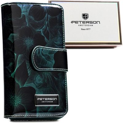 Peterson Női Bőr Pénztárca Ptn Ps116-Fds-1596 Green - Zöld