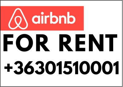 Airbnb for rent tábla