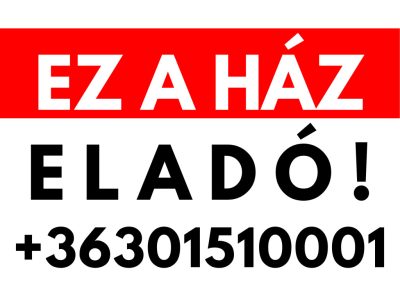 Ez a ház eladó tábla