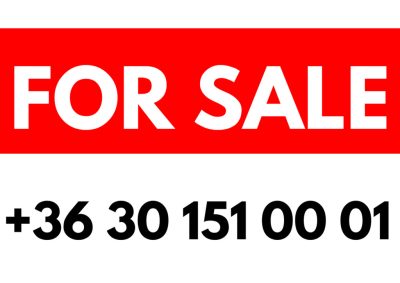 For sale műanyag tábla