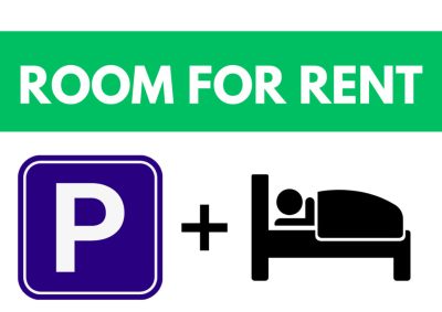 Room for rent tábla