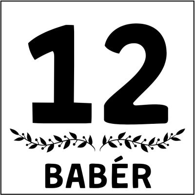 Házszám tábla 9