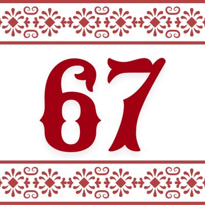 Házszám tábla 55