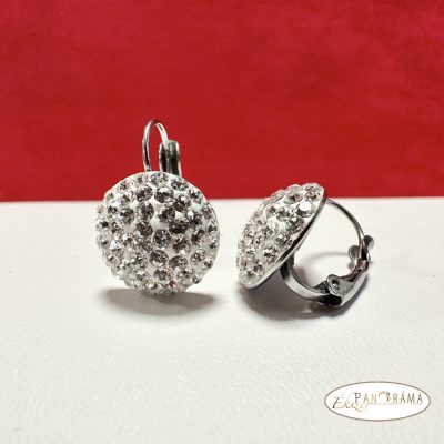 Eredeti Swanis® kristályos, francia kapcsos fülbevaló- crystal