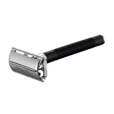 Eurostil barber borotva műanyag bevonattal cserélhető pengével 04931