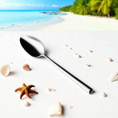 Itaca teáskanál 12 db-os csomag, 3 mm-es - 18/10-es rozsdamentes anyagból