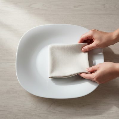 PARMA FEHÉR lapos tányér 27x27 cm, 6 db-os csomag - Bormiol Rocco opál üveg