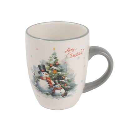 Bögre kerámia hóember 250ml