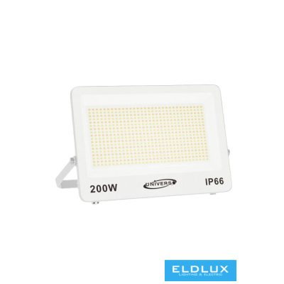 UNIVERSO LED reflektor 200w 18000lm CCT.kap 120° 369x239x30mm IP66 Fehér 3év