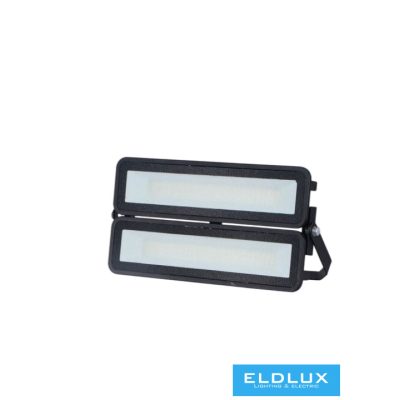 UNIVERSO LED reflektor 100w 10000lm 6000K 120° 313x184x34mm IP65 Fekete