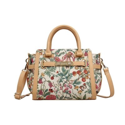 Henney Bear FLORAL SUMMER BEIGE válltáska kézitáska