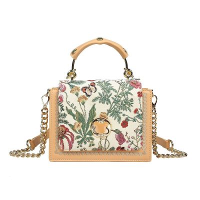 Henney Bear FLORAL SUMMER BEIGE válltáska kézitáska