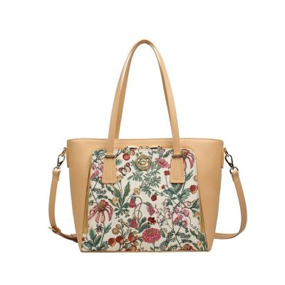 Henney Bear FLORAL SUMMER BEIGE válltáska kézitáska