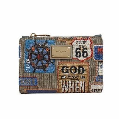 Henney Bear MEDAL PLATE GREY pénztárca