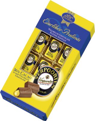 Verpoorten Tojáslikőrrel töltött Tejcsokoládé Praliné (12db) 120g