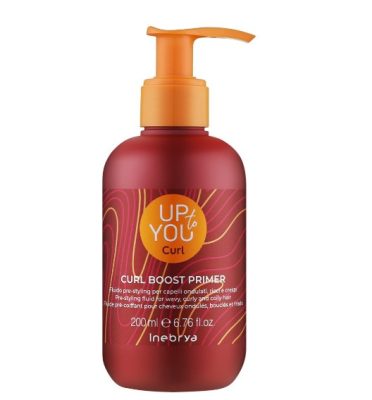 Inebrya Up to You Curl Boost Primer előformázó folyadék göndör hajra, 200 ml