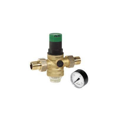 HONEYWELL D06F állítható nyomáscsökkentő szelep hálózati vízre nyomásmérővel, 1/2"