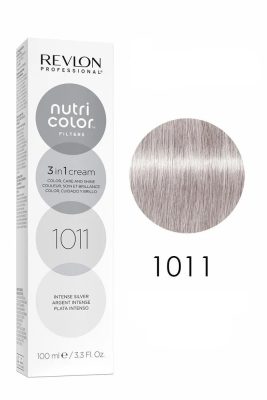 Revlon Nutri Color Creme színező hajpakolás 1011 Intenzív ezüstszürke, 100 ml