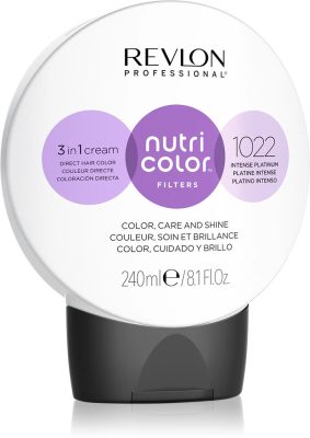 Revlon Nutri Color Creme színező hajpakolás 1022 Intenzív platina, 240 ml