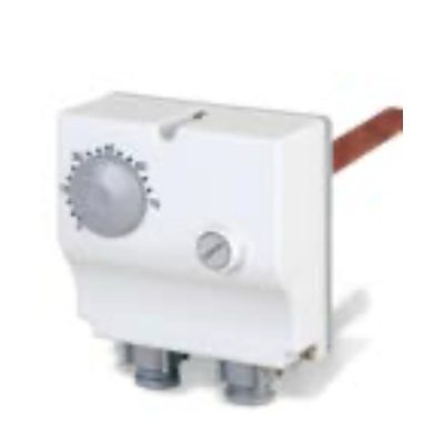 Kombinált hőmérséklet-szabályozó egység – termosztáttal és hővédelmi kapcsolóval, kapilláris érzékelővel, IP43 védelemmel, Tesy 800–2000 literes tartályokhoz