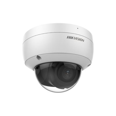 Hikvision DS-2CD2183G2-IS(4mm) IP 8MP dóm biztonsági kamera, 4.0 mm-es fix objektívvel, microSD kártyafoglalat, hang I/O, riasztás I/O, Valós WDR, PoE, P2P, IR LED 30m, IK10 vandálbiztos, fém ház, kültéri