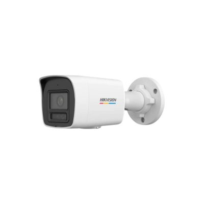 Hikvision DS-2CD1027G2H-LIU(4mm) IP 2MP HD cső biztonsági kamera, 4 mm-es fix objektívvel, PoE, beépített mikrofonnal, színes éjjellátás, kültéri, fém ház