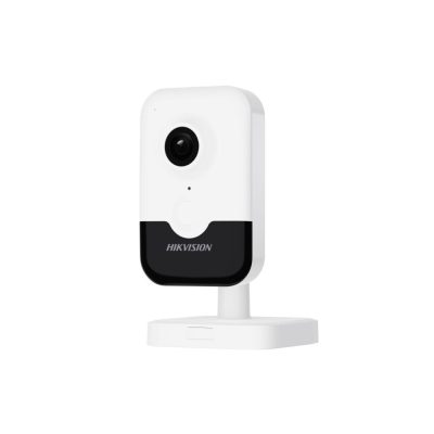 Hikvision DS-2CD2423G2-IW(4mm)(W) IP (WIFI) 2MP cube biztonsági kamera, 4.0 mm-es fix objektívvel, beépített mikrofonnal, microSD kártyafoglalat, kétirányú hangkommunikáció, infravörös éjjellátó, IR 10m, beltéri