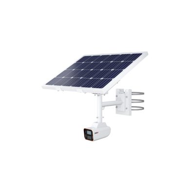 Provision PR-SOL1-240ADSRN-36 IP (GSM) 4MP cső biztonsági kamera, napelemes, 3.6 mm-es fix objektívvel, beépített mikrofon,Valódi WDR, microSD kártyafoglalat, IR LED 15m, Fehér fény 20m, kültéri
