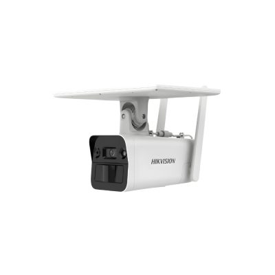 Hikvision DS-2XS2T41G1-ID/4G/C05S07(4) IP (GSM) 4MP cső biztonsági kamera, napelemes, 4G kapcsolattal és beépített akkumulátorral, 4.0 mm-es fix objektívvel, ColorVu, beépített mikrofon, microSD kártyafoglalat, IR LED megvilágítással 30m-ig, kültéri