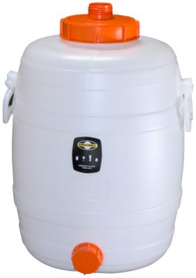 Speidel élelmiszerbarát erjesztő hordó musthoz és cefréhez – színezetlen, vastag falú műanyag, 30 literes