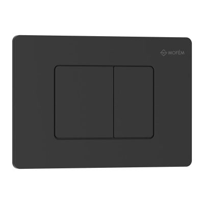 Mofém EVO 30 rozsdamentes acél nyomólap matt fekete színben