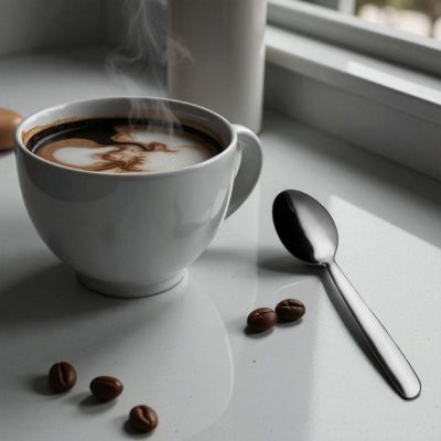 Raw kávéskanál 18/0 rozsdamentes, 6 db-os csomag