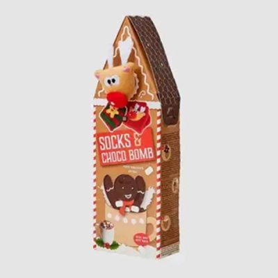 Beckys gyömbér ízű étcsokoládé+zokni 40g