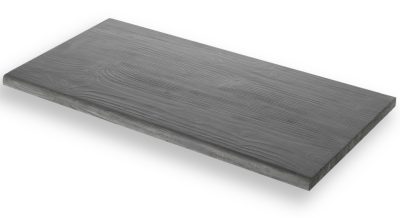 Antracit, Egyedi, anyagában színezett ECO Párkány Fa hatás 20cm (max.200cm)