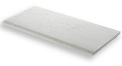 Fehér, Egyedi, anyagában színezett ECO Párkány Kő hatás 40cm (max.200cm)