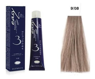 Lisap Easy Absolute ammónia rezorcin és PPD mentes hajfesték, 9/08
