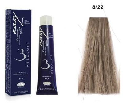 Lisap Easy Absolute ammónia rezorcin és PPD mentes hajfesték, 8/22