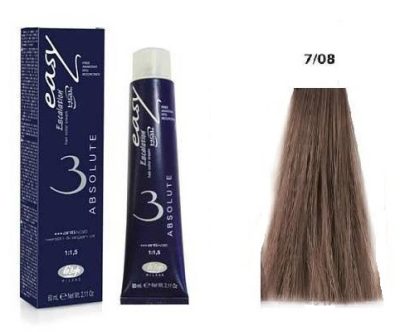 Lisap Easy Absolute ammónia rezorcin és PPD mentes hajfesték, 7/08