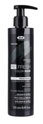 Lisap Refresh Color színező hajpakolás, Anthracite, 250 ml