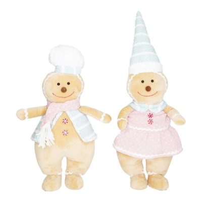 Mézeskalács figura textil 2 féle 40cm/db