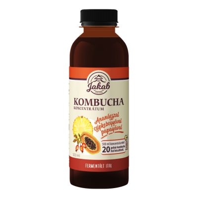 Jakab "Kombucha" koncentrátum ananásszal,csipkebogyóval,papayával 500ml