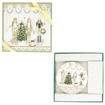 Süteményes tálca 2 szintes kerámia 25x15cm